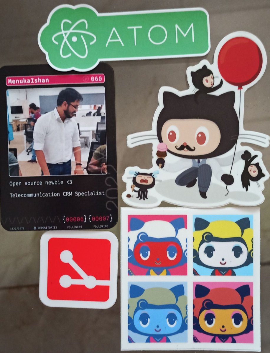Menuka_Ishan's tweet image. GitHub Graduation class 2022 swags came home 😍 #github #githubeducation #githubgraduation #octograd #octograd2022