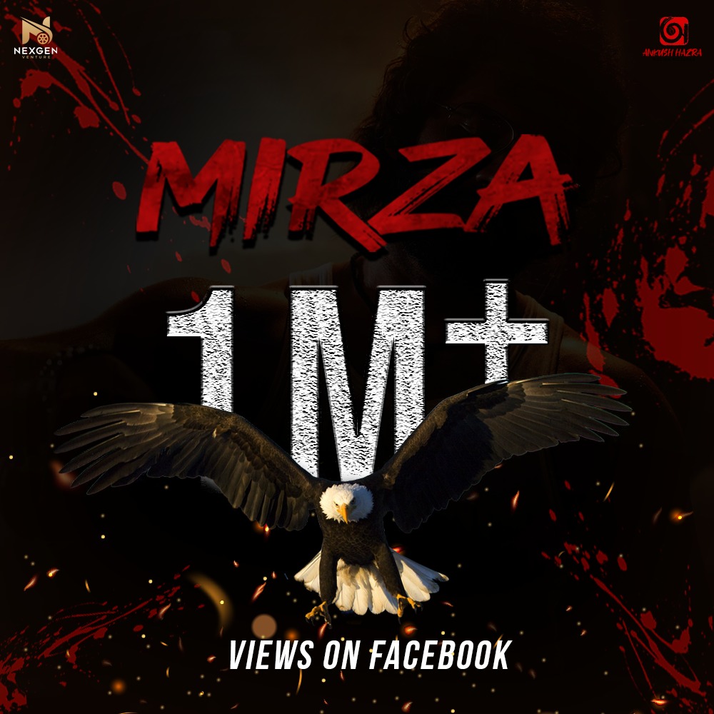We are grateful to you all .... Thank you for so much love 💕 1 Million Views on Facebook 💞 #Mirza winning hearts all over 🤩