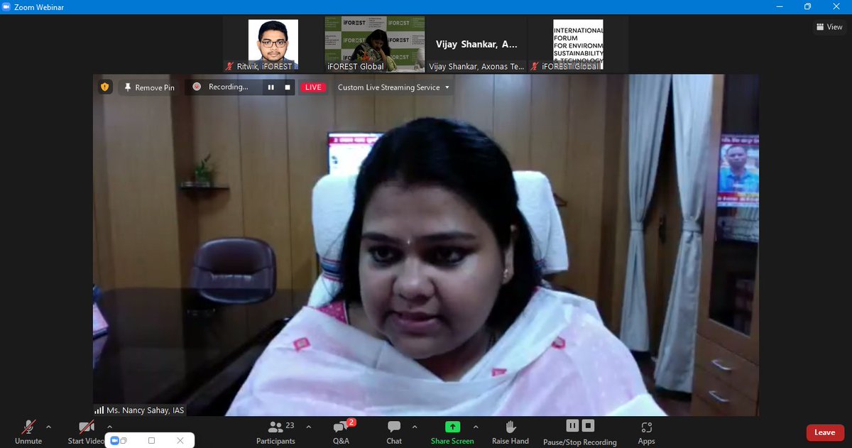 i_rrchaudhuri's tweet photo. #HappeningNow Join us in a multi-stakeholder discussion on expanding the reach and effectiveness of distributed renewable energy (DRE) by creating an effective ecosystem for investments in rural Jharkhand with DMF support.https://t.co/K4VIZy0UPJ
@iForestGlobal @mandvi7 @sresthab https://t.co/dWm1bPHxrU