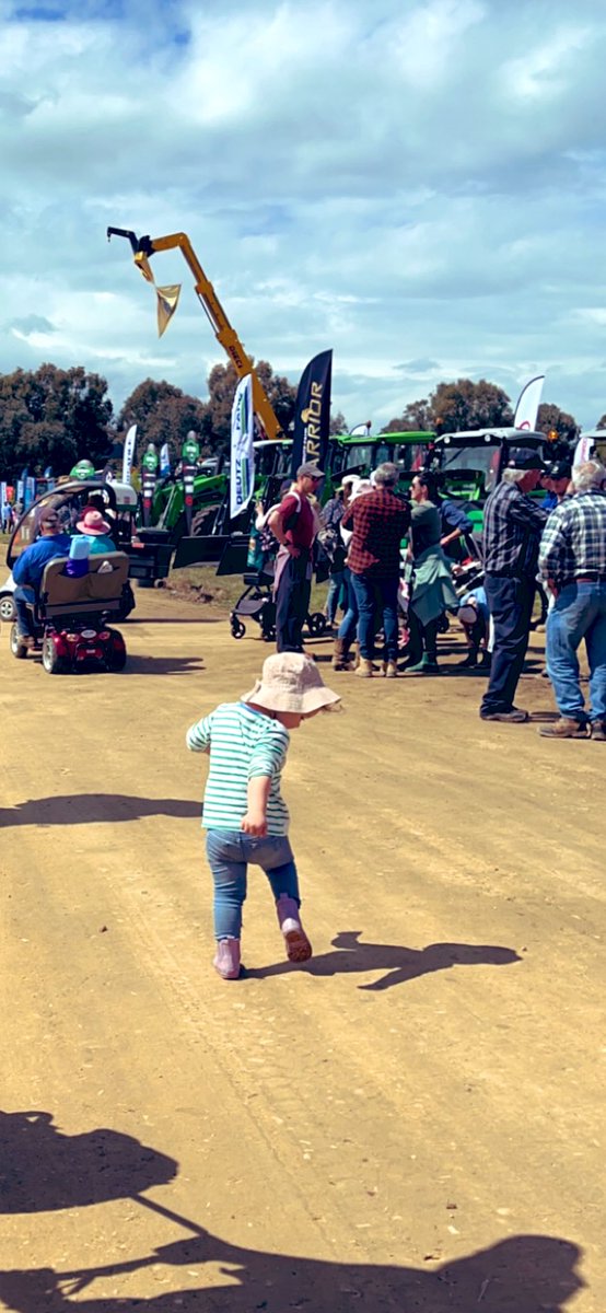Who needs the gym when you can chase a toddler around <a href="/Hentyfielddays/">Henty Field Days</a> #hentyfielddays