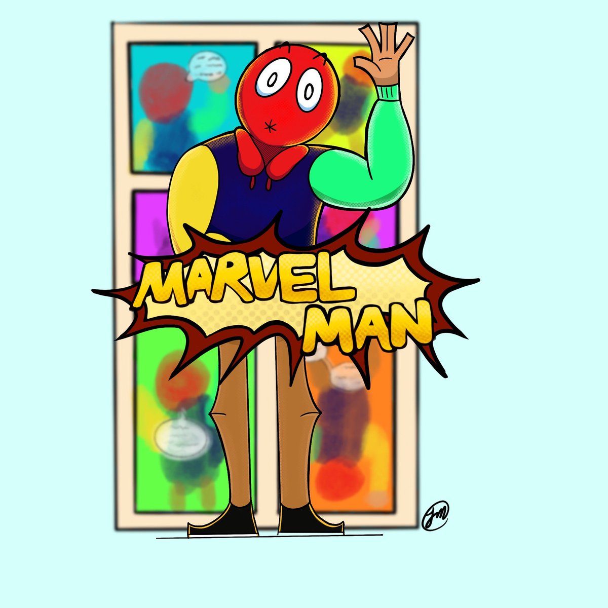 Marvelman001's tweet photo. Made a persona which I like.
Took awhile to figure out what kind of style I wanted to make it. Would like any constructive criticism. #art #artwork #artist #artprocreate #digitalart #digitalillustration #personaart #drawing #ipadart #procreateart #procreate #illustration https://t.co/5MwzFHVAU9