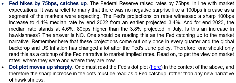 arjungn80's tweet photo. It would be fairly safe to say that the #Fed's policy from last night didnot see any incremental rise in #hawkishness. https://t.co/jqFWewXsxB