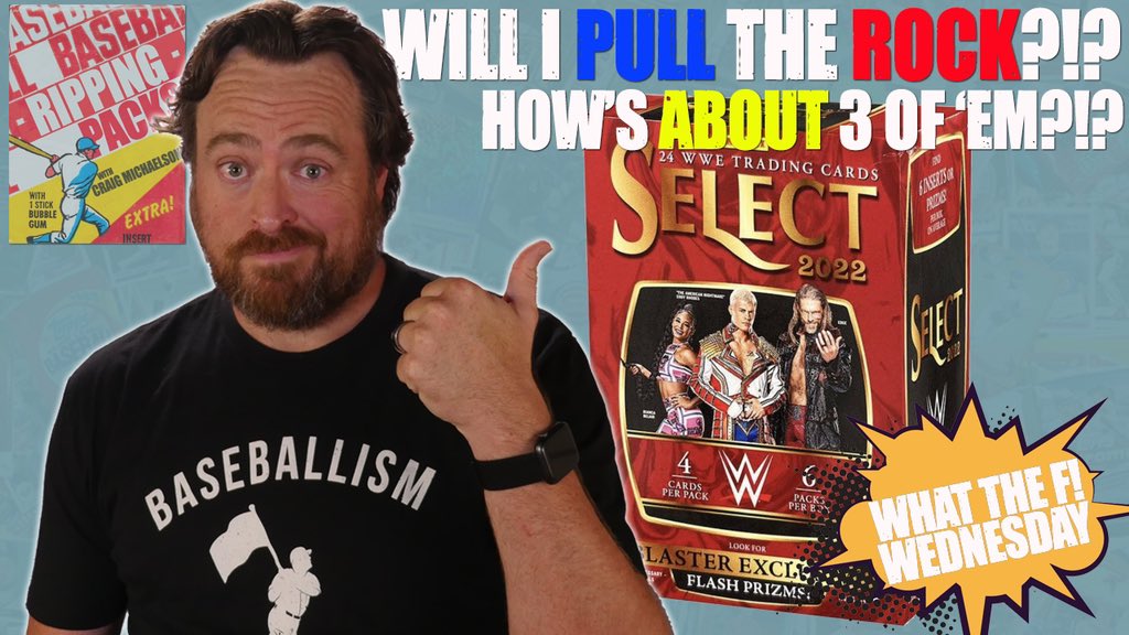 RippingPacksTV's tweet photo. #WTF Wed! #ripping a blaster of 2022 #WWE #Select!
https://t.co/phRLRPsx0u
Subscribe!
Instagram
https://t.co/lQ5V2fUMiw
YouTube
https://t.co/cchv40Elk6
#RippingPacks #sportscards #thehobby #WWF #Smackdown #WWERaw #NXT #rookie #wrestling #Panini #SelectWWE #FlashPrizm #theRock https://t.co/fWhN7rAOJp