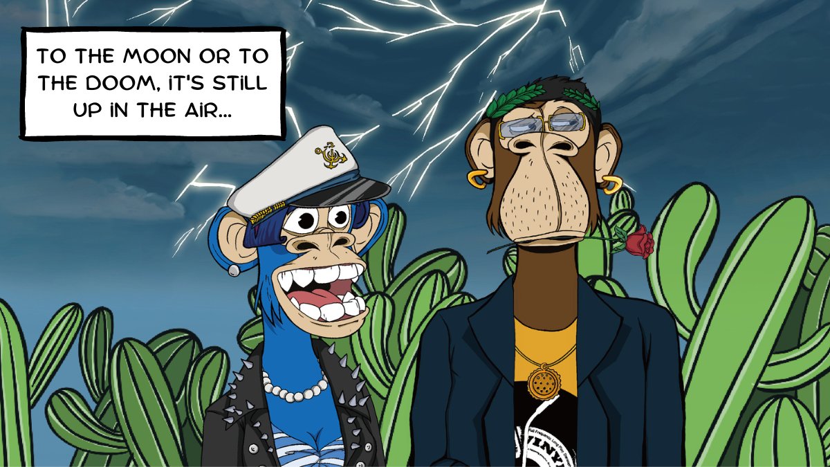 When I thought it couldn't be worse than $45000, there it came to $28000. When I believed $28000 was the worst already, it dropped to $18000.

Next, what do you think? 🙈🙈

Comment #ToTheMoon or #ToTheDoom

#PPAPE #NFT #ETH #Ethereum #WLGiveaways #FreeMint #Powell #FED