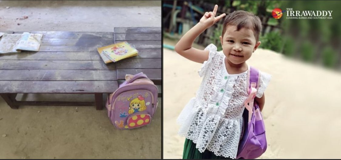 teeeapot's tweet photo. This is Su Yati Hlaing. While her parents are working as migrant workers in Thailand, she was killed by Myanmar junta’s airstrike attack when she was studying at school.
The world should not forget the victims of Depayin.
#WhatsHappeningInMyanmar
Source: @IrrawaddyNews https://t.co/fncspTNVd2