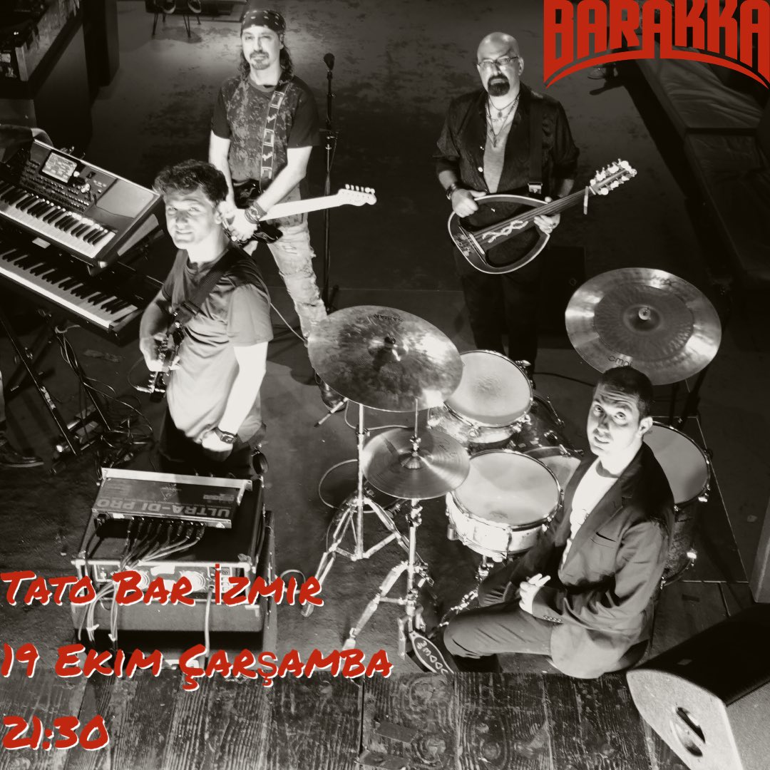 İlk hedefimiz, İzmir!
Yollar Bekler turnesinin ilk konserini Tato Bar’da vereceğiz.
19 Ekim Çarşamba, 21:30
#wearebarakkathismeansmore