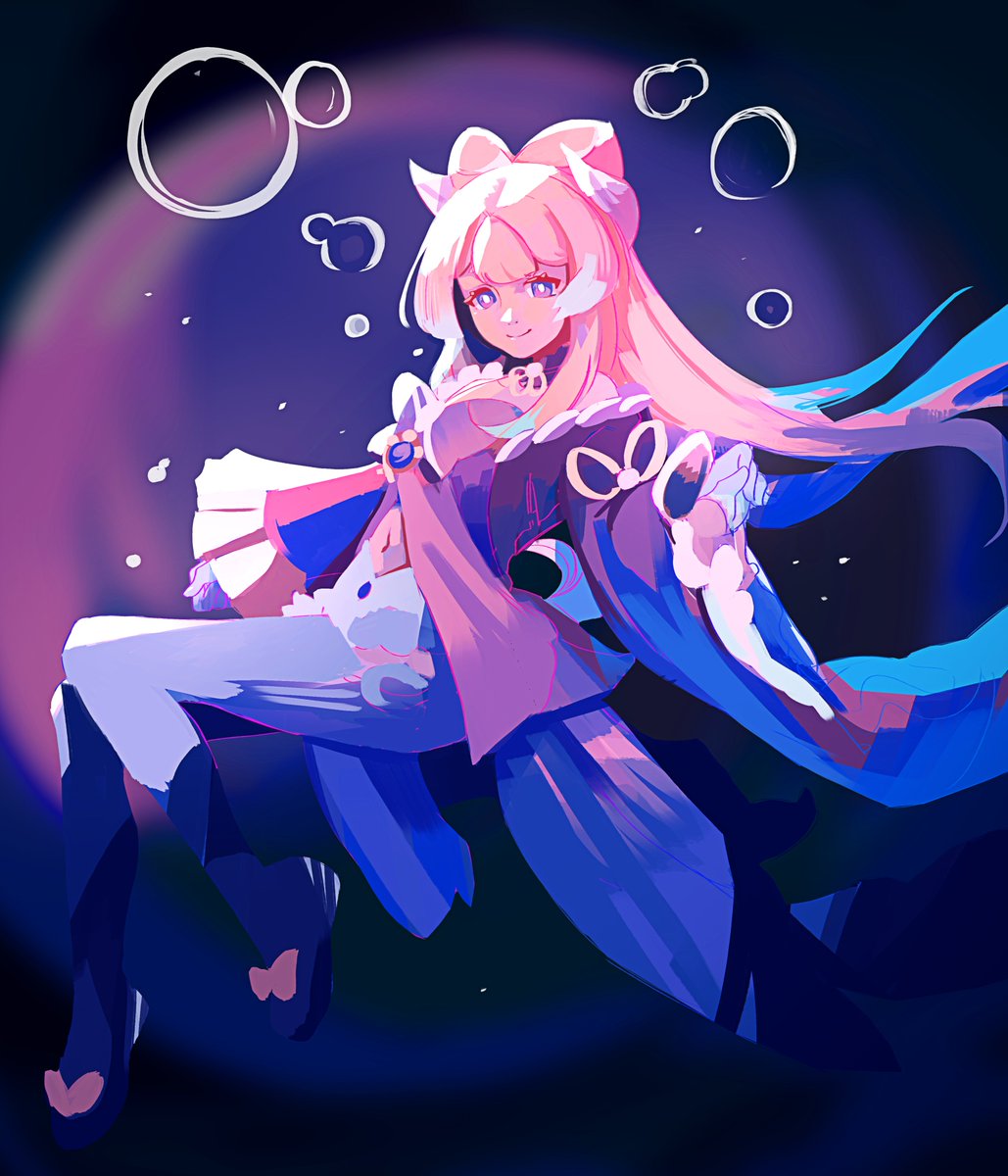 TheFakeGlue's tweet photo. Bit of a messy Kokomi painting 🌊
#GenshinImpact #genshinart #Kokomi #SangonomiyaKokomi https://t.co/NK48ZYoX8Y