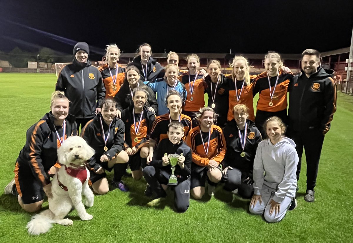 LEAGUE CUP FINAL | Last night Newlaithes Ladies won the League Cup Final (3-1) against a talented Whitehaven AFC. 

🏆🏆 Congratulations to the 2022 League &amp; League Cup Champions!