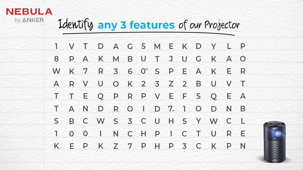 IndiaAnker's tweet image. Let’s see how well do you know our #NebulaProjector 
Answers in the comment section below 👇 

#AnkerIndia #Portableprojectors #NebulabyAnker #travelfriendly