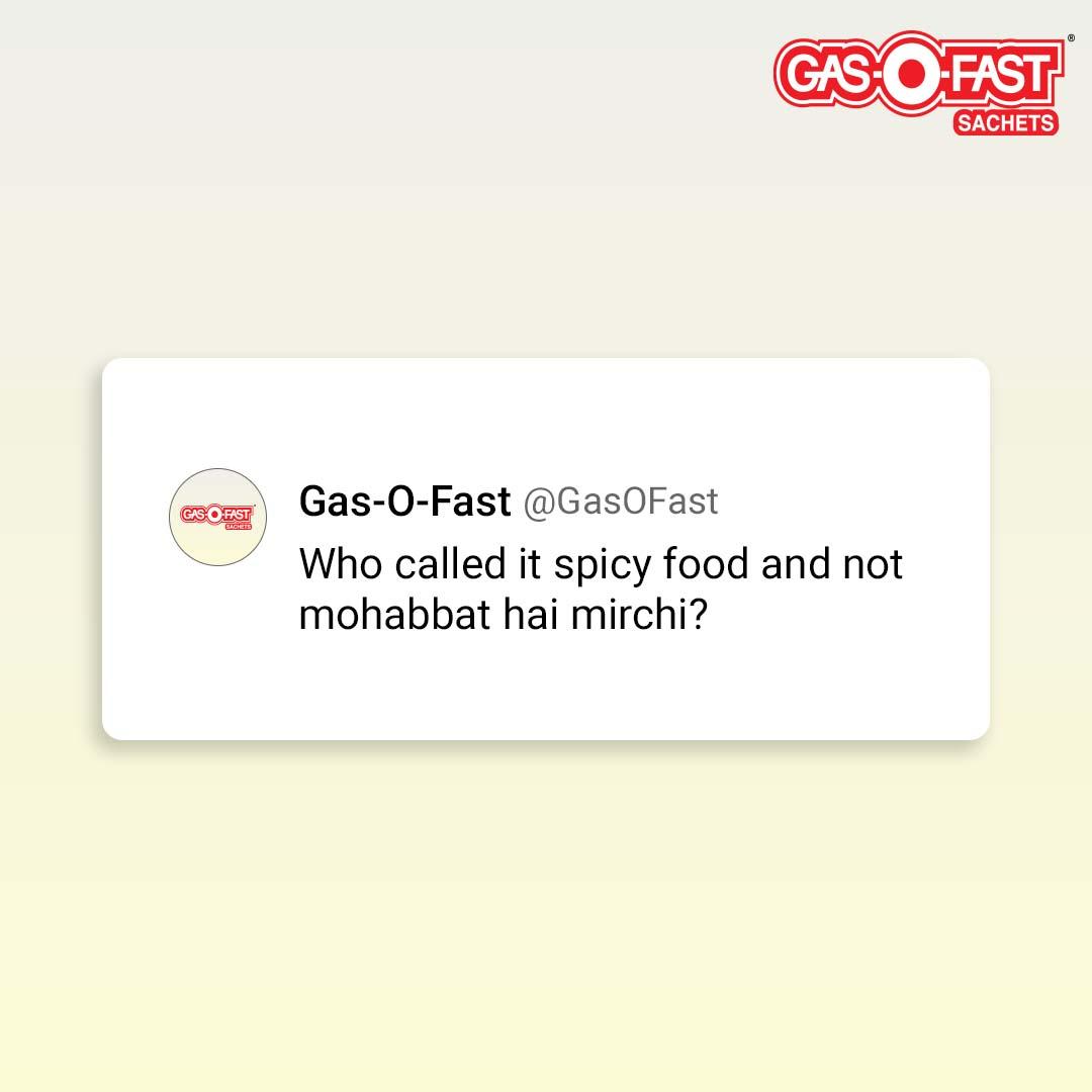 GasOFast's tweet photo. Gas-O-Fast ka 3in1 solution will take care of the acidity! Aap khao befikar!
#Jeera #GasOFast #AyurvedicSolution #AcidityRelief #3in1Solution #Indigestion #Health #Heartburn #HeartburnRelief #AcidReflux https://t.co/ObtT8xCgwx