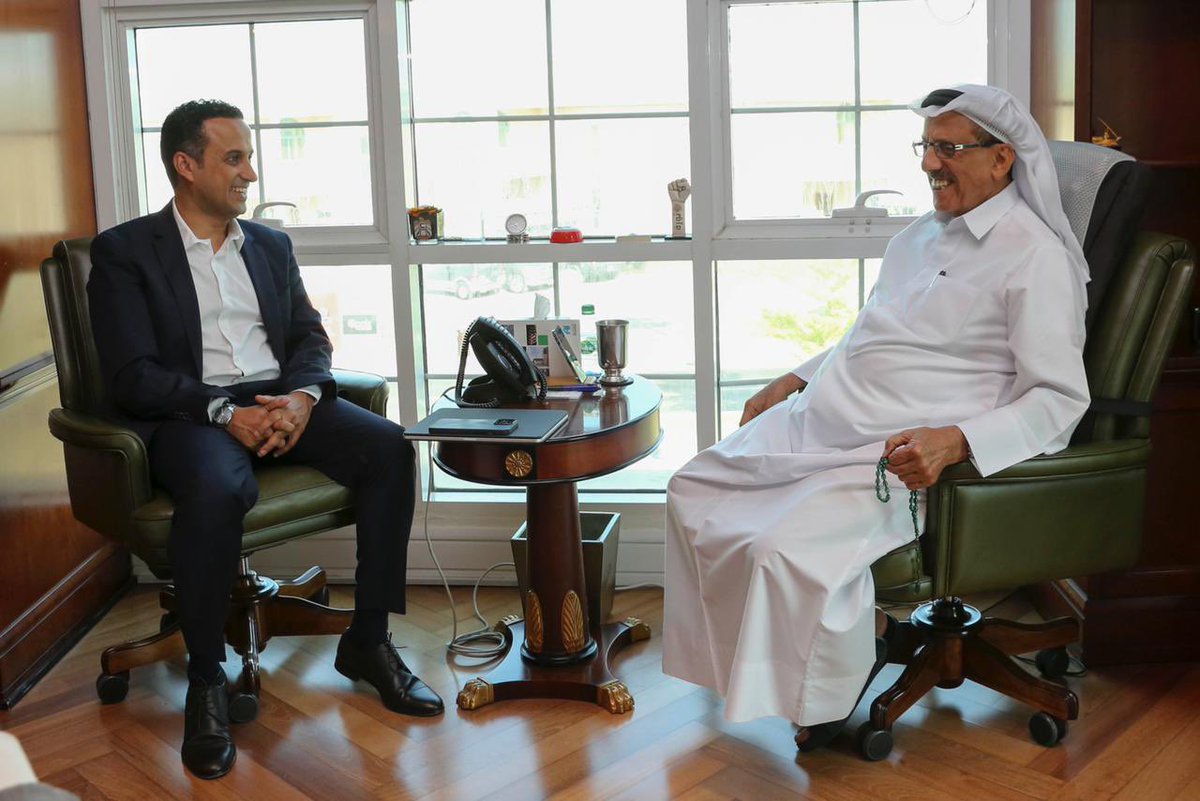 استقبلت اليوم في #مجموعة_الحبتور عبدالله الغامدي، الرئيس التنفيذي لشركة يونايتد ورلد، وهي شركة عالمية تعنى بمجالي الرياضة والترفيه.
<a href="/alhabtoorgroup/">Al Habtoor Group</a> <a href="/UnitedWorldSA/">UNITED WORLD</a>