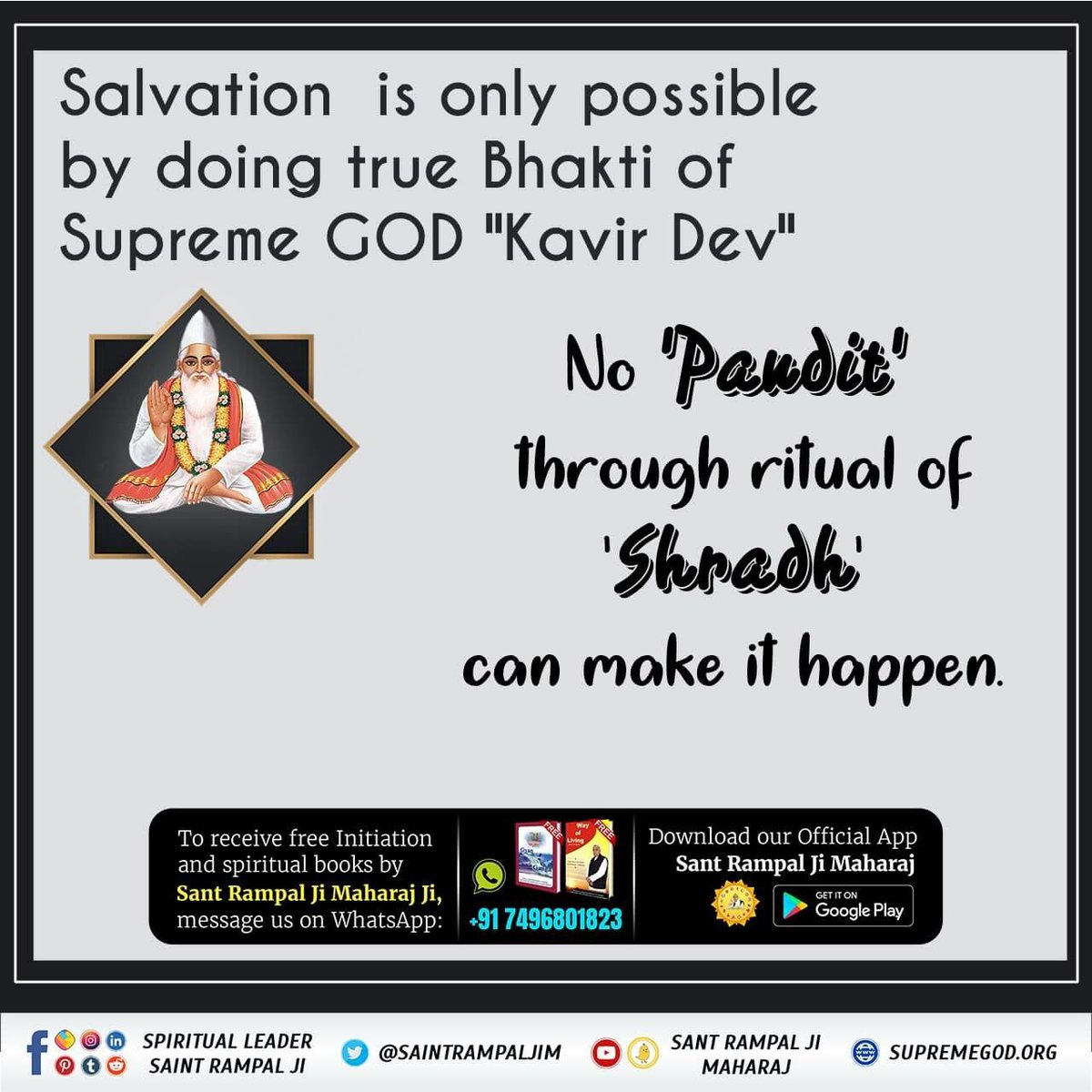 KishorePotdar13's tweet photo. #satlok understand knowledge. https://t.co/eCoJE5qFxx