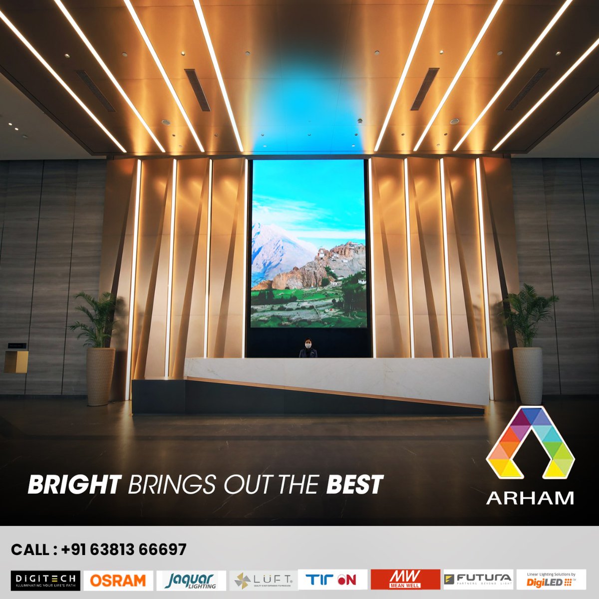 ArhamCoimbatore's tweet photo. The future of Advance Decoration!

Arham
No.30B, Subramaniampuram, Thirumoorthi Layout, R. S. Puram, Coimbatore - 641 002.

Email : arham.cbe@gmail.com

#Arham;#coimbatore; #ledlights; #decorativelights; #interiorfilms; #wallcoverings; #linearlighting; #stretchceiling; https://t.co/ZjUMqzXMEh