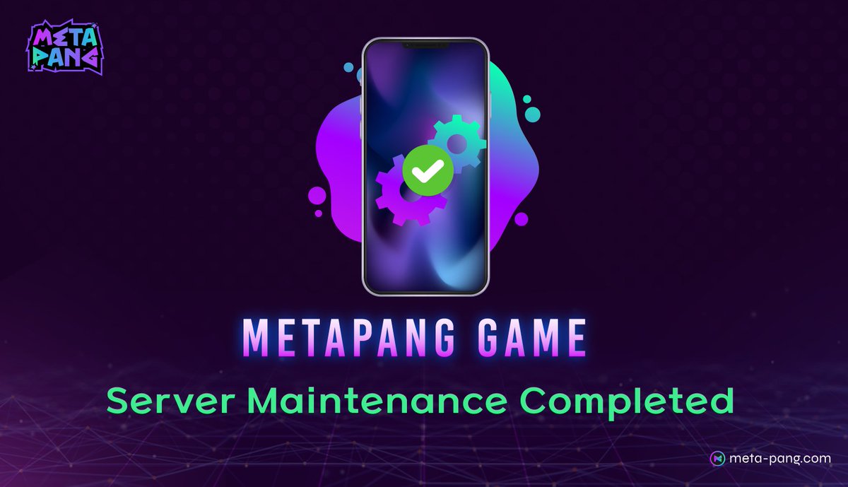 Attention MetaPang shooters,

We would like to announce that server maintenance was completed successfully.

Thanks for your patience! Have fun!

Please make sure to download Version 2.8.0 of the game.

#Metapang #PANG #BlockchainGaming #blockchain #gaming #PlayToEarn #CocoGames