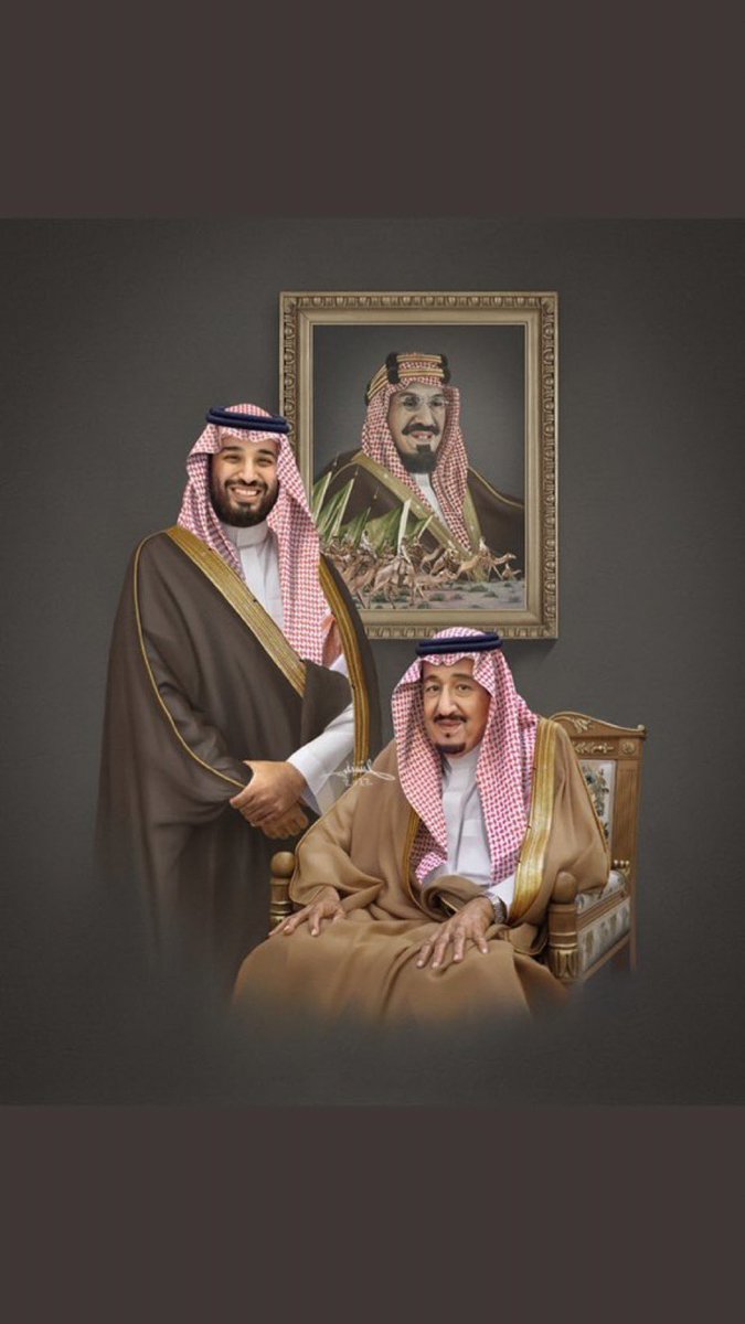 والشعب كله يردد عاش سلمان حفظ الله ملك العزم والحزم وولي عهده الامين 🇸🇦🇸🇦 #سلام_للوطن