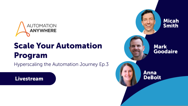 saikrish46's tweet photo. If your #automation program doesn't have broad adoption and you want to scale - then join us for insights on what you can do about it in our livestream in the #automation #CoE video series 👇 https://t.co/rNrOGi2vip https://t.co/3FiIB04bKy