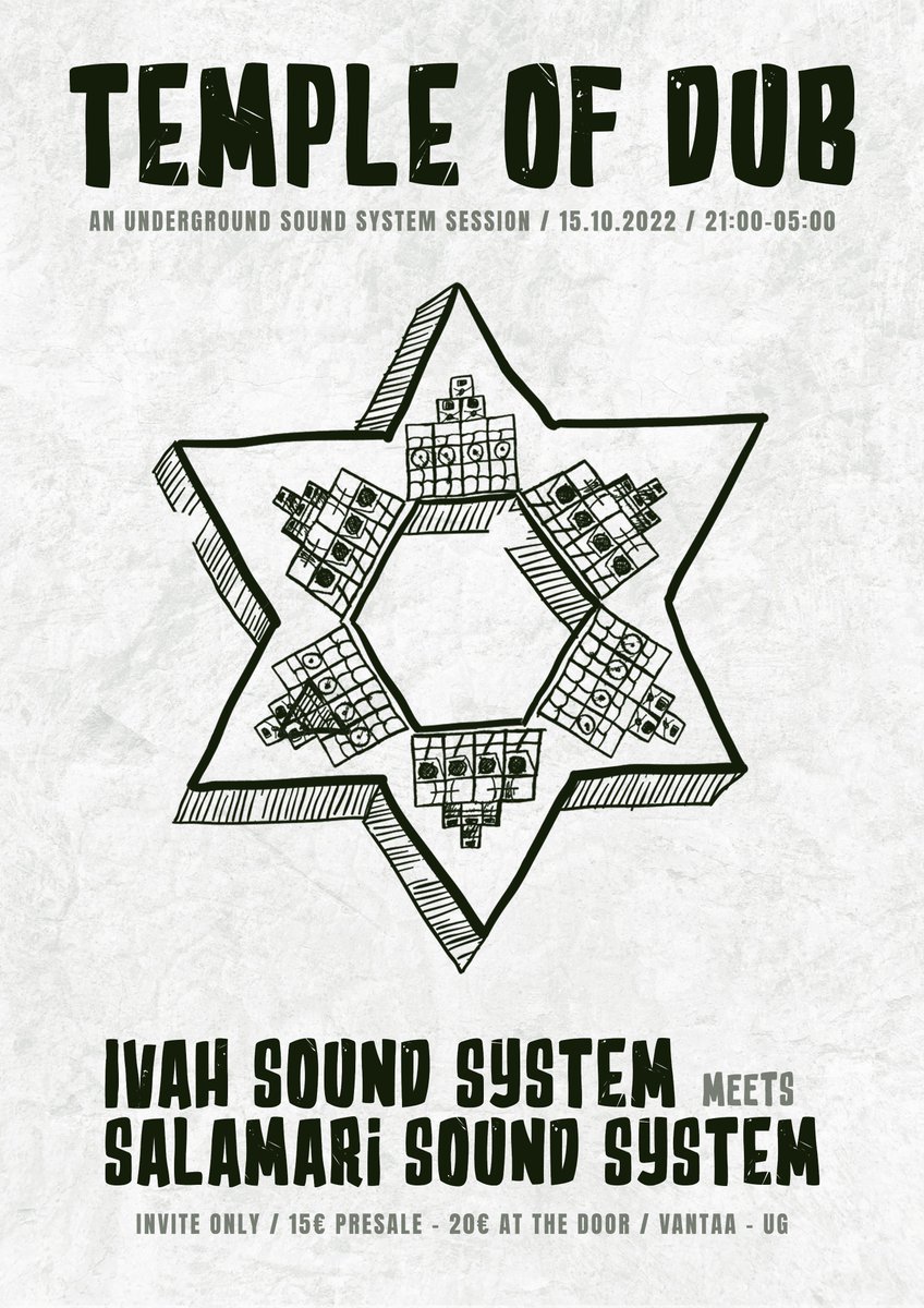 IvahSound's tweet photo. Ivah Sound System meets Salamari Sound System! #ivahsound #salamarisound #soundsystemculture #dub #templeofdub #onelove #reggae #rastafari https://t.co/0ck5wkAMCl