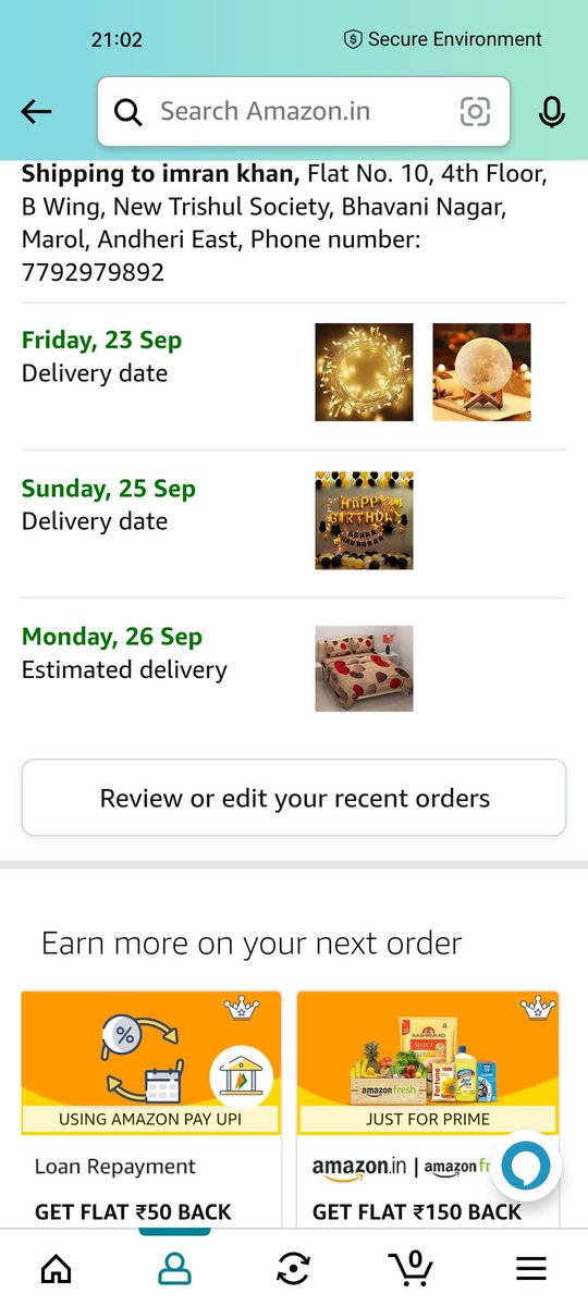CodingBag's tweet photo. Hello @amazonIN @amazon i have placed an order and  after 1 hr of placing order and payment the order was said that it was declined and my amount was debited from my account till now i am waiting for my amount it was not credited. Please help #worstservuceofAMAZON #fraud https://t.co/iACDoG4zG6