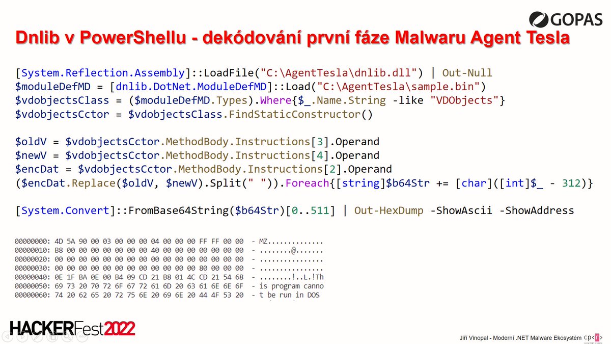 vinopaljiri's tweet photo. Today I will be presenting on large Czech/Slovakia event "#HackerFest 2022" about "Modern .NET Malware Ecosystem" (96 slides of practice), wish me luck🤗Later on I will be porting it to ENG. So Grateful #CPR @_CPResearch_ is really supporting me in this😊
https://t.co/CzxIQiriKd https://t.co/pQ1FvLUF4b