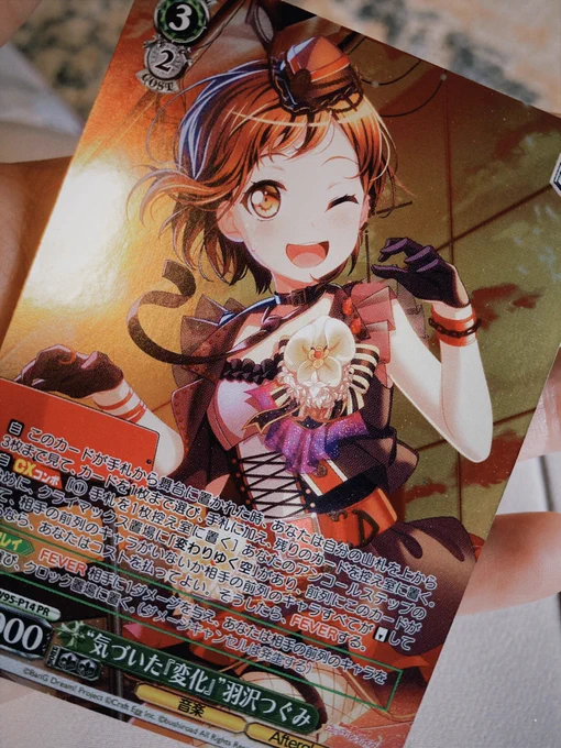 近所のファミマでガルパチップス買いました。(見た目の圧が強い...!)当たったのは紗夜さんとつぐみちゃんでした! 