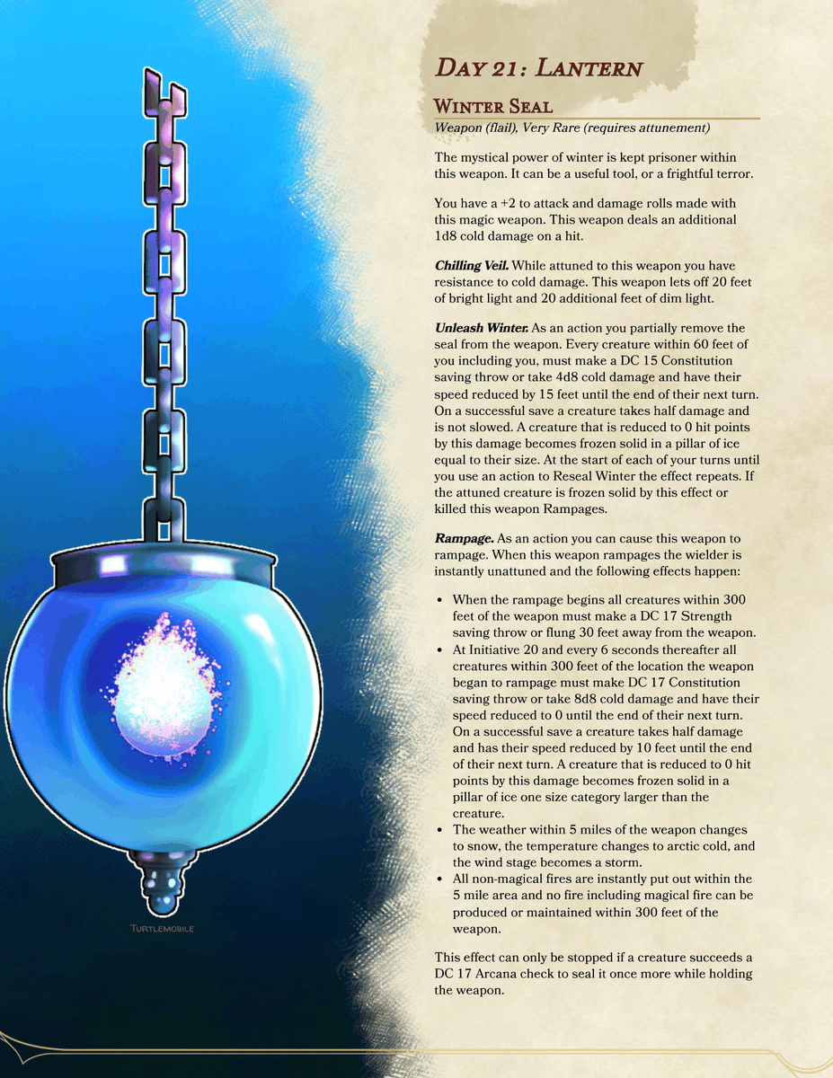mobile_turtle's tweet photo. #swordtember #swordtember2022  #dnd
Day 21 - Lantern https://t.co/04JNtSQiUV