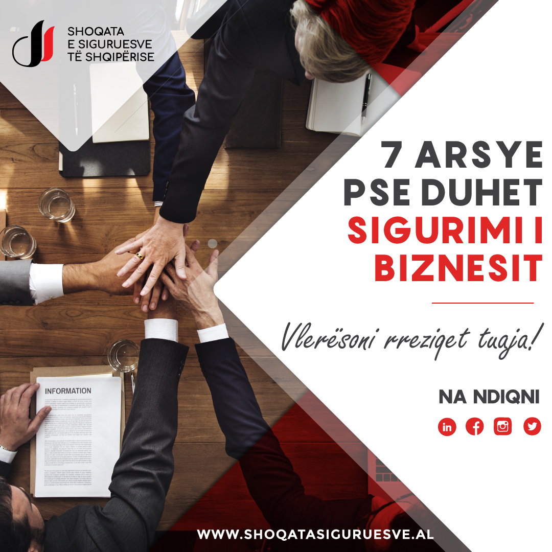 shoqata_te's tweet photo. Bizneset kanë nevojë për sigurim biznesi sepse ai ndihmon në mbulimin e kostove që lidhen me dëmtimet e pronës dhe pretendimet e përgjegjësisë. Pa sigurim biznesi, pronarët e bizneseve mund të duhet të paguajnë nga xhepi për dëmet e kushtueshme.
https://t.co/t6MTvfjUKA https://t.co/CLGMC6Pj8q