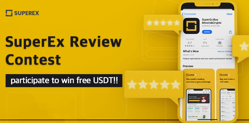 SuperEx's tweet photo. Participate in the #SuperEx APP review contest and share 50 USDT

Just leave a review and rate the SuperEx app

➡️Join: https://t.co/HwOjS9J1sS
⏰ Time: Sept 20, 12:00 pm - Sept 23, 12:00 pm UTC  
🏆 Winners: 10
🎁 Reward Pool: 50 USDT

#Giveaways #Airdrop #Giveway #Airdrops https://t.co/89Bvg8ip9s