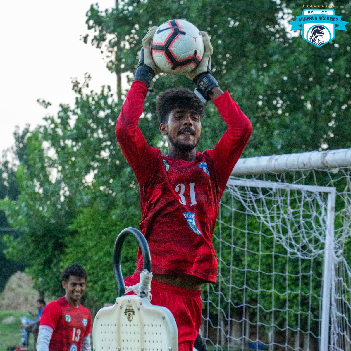 minervapunjabfc's tweet photo. Each goal saved is as crucial as a goal scored and our keepers are ever ready to make it count. 

Our #Minervan sweating it out in the training sessions.

#MAFC #TheFactory #Warriors #IndianFootball #everdayfootball #footballmatch #gameoffootball  #goalkeeper #Practice #Minerva https://t.co/aZ3Wvn1y9u