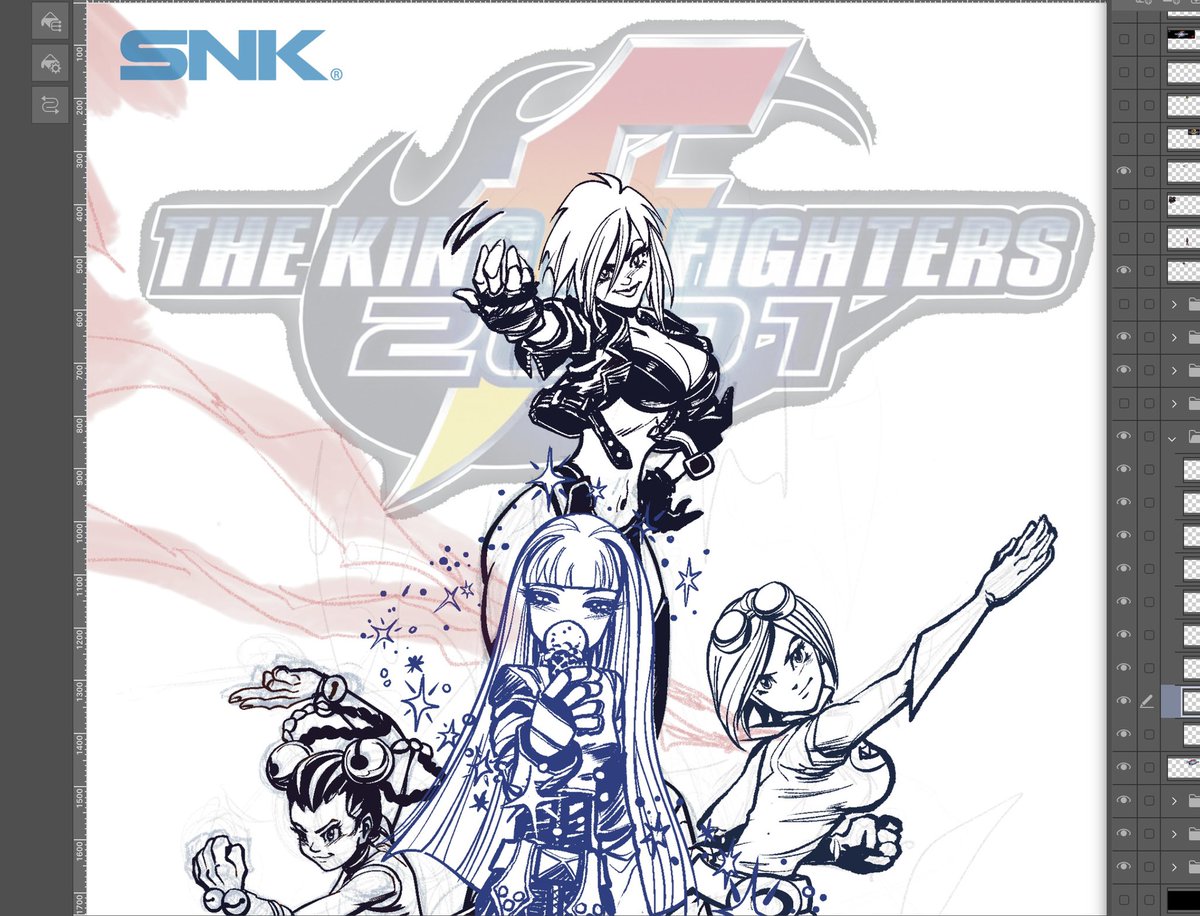 Zornow13's tweet photo. #WIP team Zornow 01 #art #inking #design #shockbox #neogeo #zornowmustbedestroyed https://t.co/BmeDF92Tkj