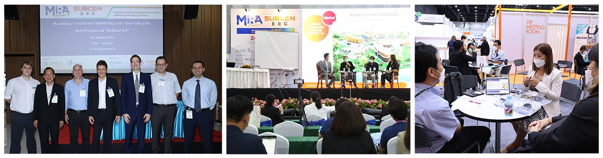 SivecoAsia's tweet photo. Siveco China organized a team of high-profile speakers at MIRA SUBCON EEC, Thailand’s Leading Industrial Solutions Event, held on August 26 in Pattaya. The session was hosted by the Asia Pacific Urban Energy Association (APUEA). https://t.co/v6zknokaMD https://t.co/7AQN5dafjc