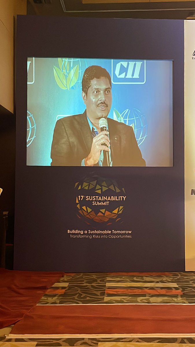 ciicesd's tweet photo. The water problem is actually a problem of water quality. Most of the water used at our homes does not reach recycling. Delhi has many SoZs - Special Odour Zones owing to such unmanaged water ~Ganges Reddy, CEO @BlueDrop_Enviro #CIISustainabilitySummit https://t.co/RBwt4a74uR