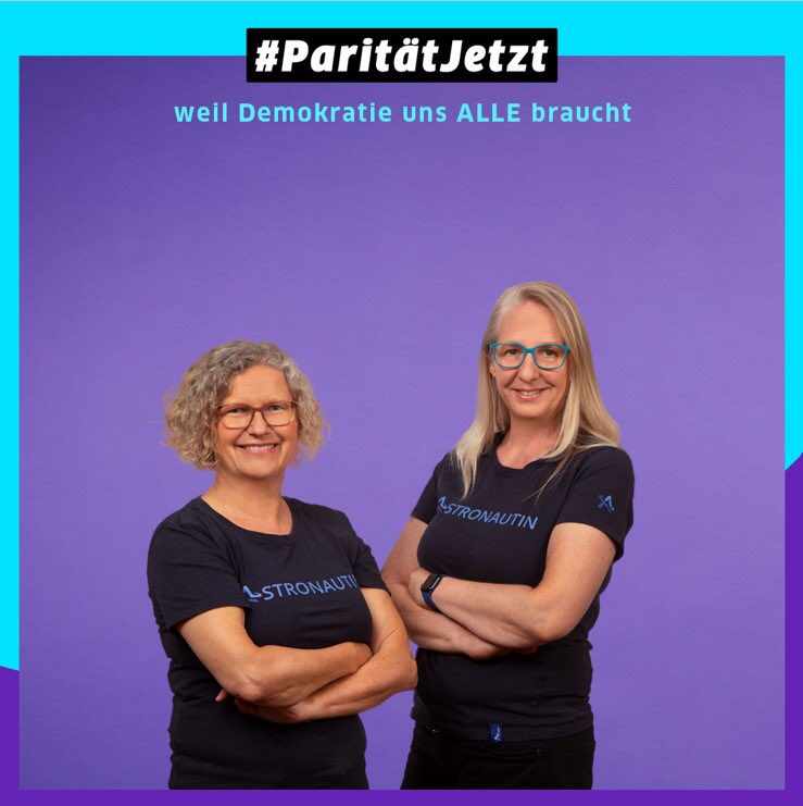 #paritätjetzt 
Wir machen mit, weil Demokratie uns ALLE braucht !
paritaetjetzt.de