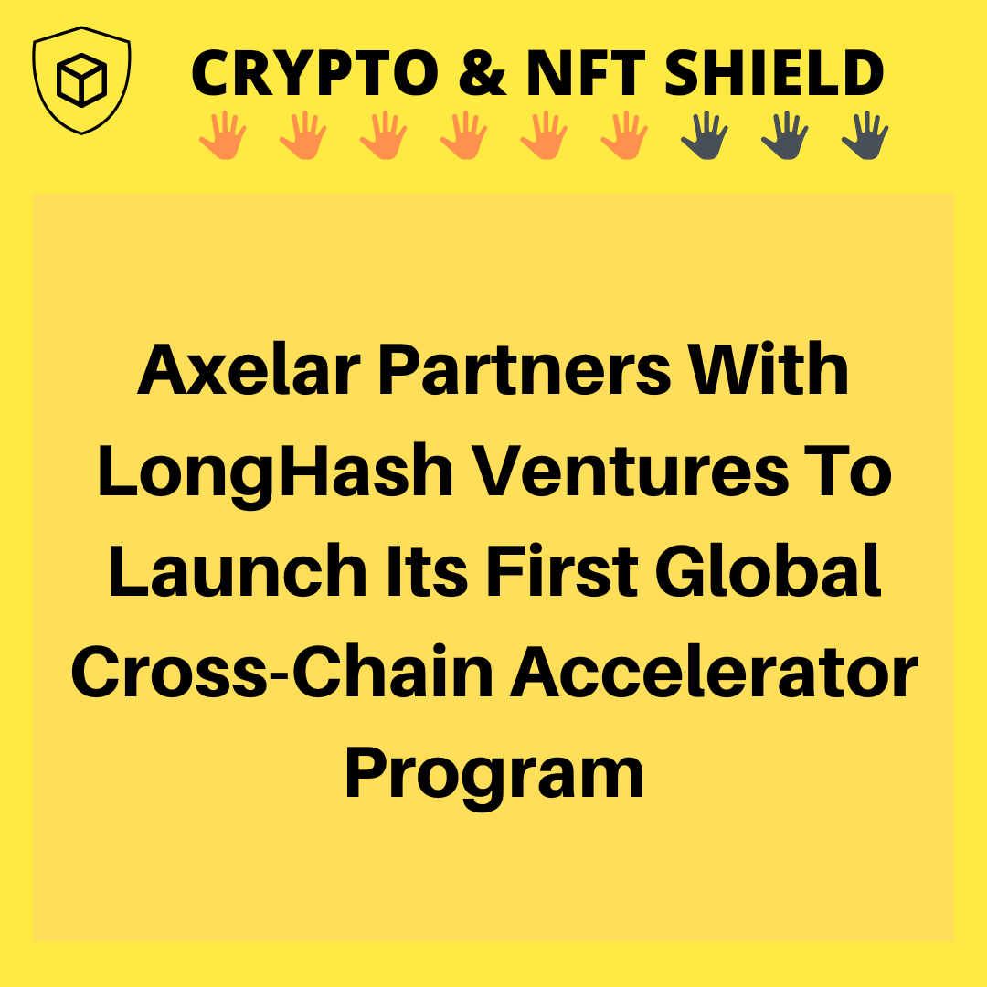 satoshintweet's tweet photo. Axelar Partners With LongHash Ventures To Launch Its First Global Cross-Chain Accelerator Program
#axelar
#longhash https://t.co/WOUaUoSxDr