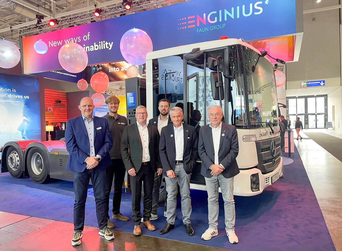 ENGINIUSbyFAUN's tweet photo. Der Bäckereigroßhändler #BÄKO bestellt ersten Wasserstoff-LKW bei ENGINIUS GmbH.
Ab 2023 werden Bäckereien u. Konditoreien im #Norden mit einem BLUEPOWER-LKW beliefert.
Wir freuen uns sehr über die Zusammenarbeit.
.
#iaatransportation #enginius #future #sustainability #hydrogen https://t.co/QUPHOJiicR