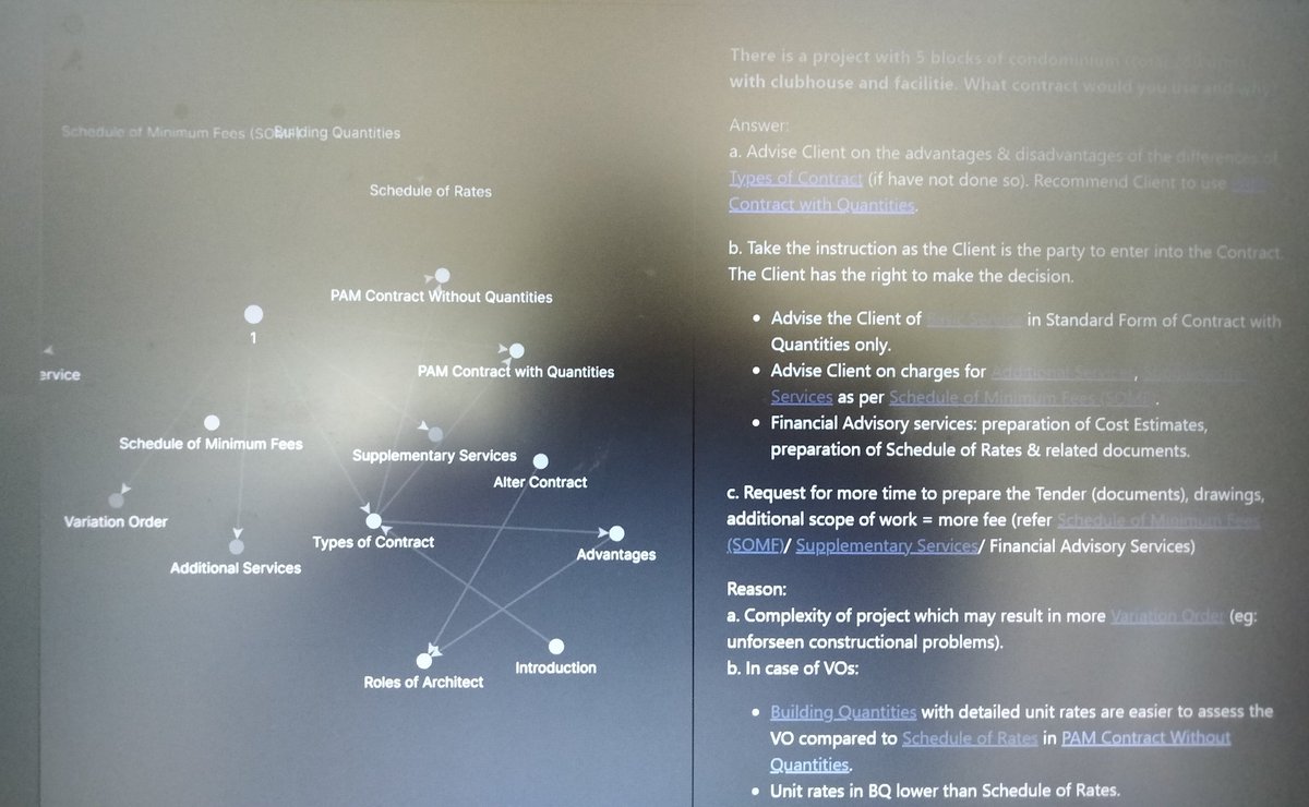 HudaMahmud79's tweet photo. Oleh kerana memang banyak sangat nota (tak termasuk slides dari kelas Part 3 &amp; nota tulis tangan sendiri) maka saya guna Obsidian untuk hubungkan semua perkara dengan jelas &amp; juga untuk mudah dicari kemudian. https://t.co/qyl9zrmCsk