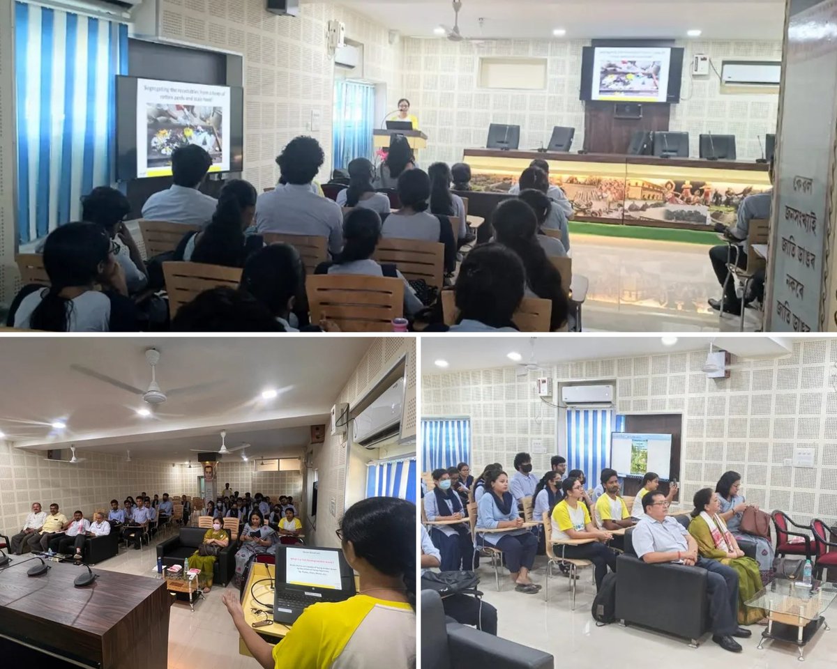 EarthfulF's tweet photo. #EarthfulFoundation conducted an #awarenessprogram on the Issue of improper #wasteddisposal and its Management at @Pragjyotishcollege 
The program was a part of the  "Mission Bharalu" Campaign of Rotary Club of Guwahati South. https://t.co/XBiqJgWlSH