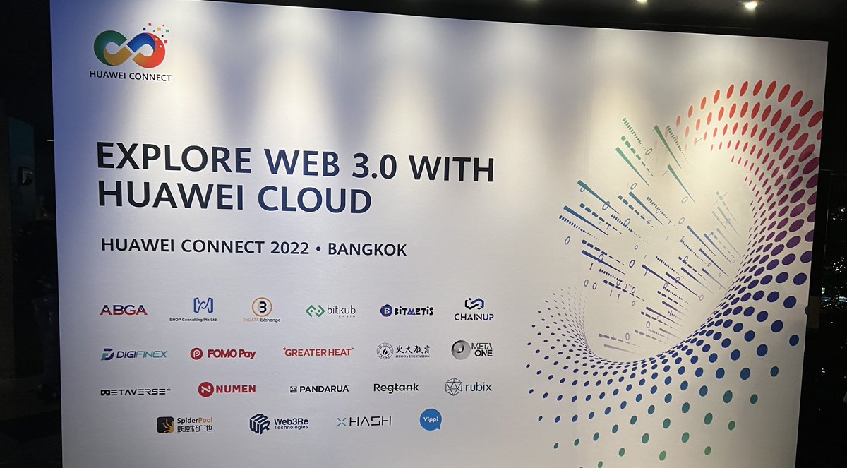 BitMetis's tweet photo. @BitMetis at @Huawei Connect #Thailand in #Bangkok!
Our Founder, Elsa represented the #BitMetis team for the:
UNLEASH DIGITAL 
#HUAWEI CONNECT 2022

What a great experience sharing &amp; connecting with all the innovative builders!
#HuaweiCloud #HuaweiConnect2022 https://t.co/0VBKfpYISt