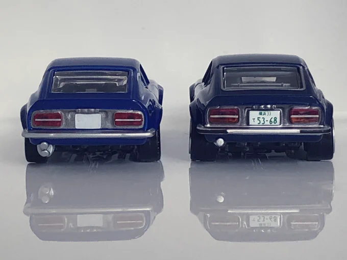 悪魔のz、新旧比較今回の新車はツラが出ててよい#s30z 