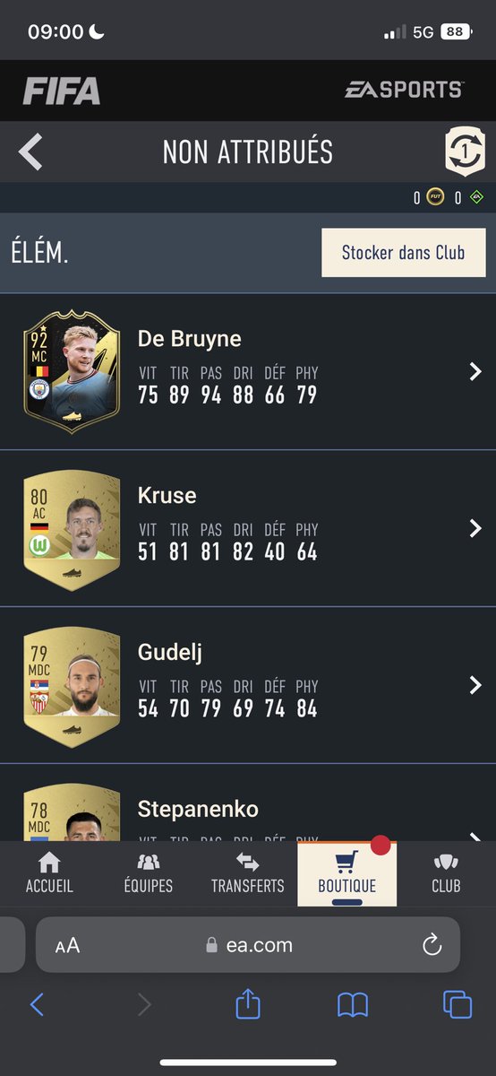 Zaaag__'s tweet photo. Ça commence merci ea pour les packs gratuit #FUT23 #futwebapp https://t.co/bcBnamBean