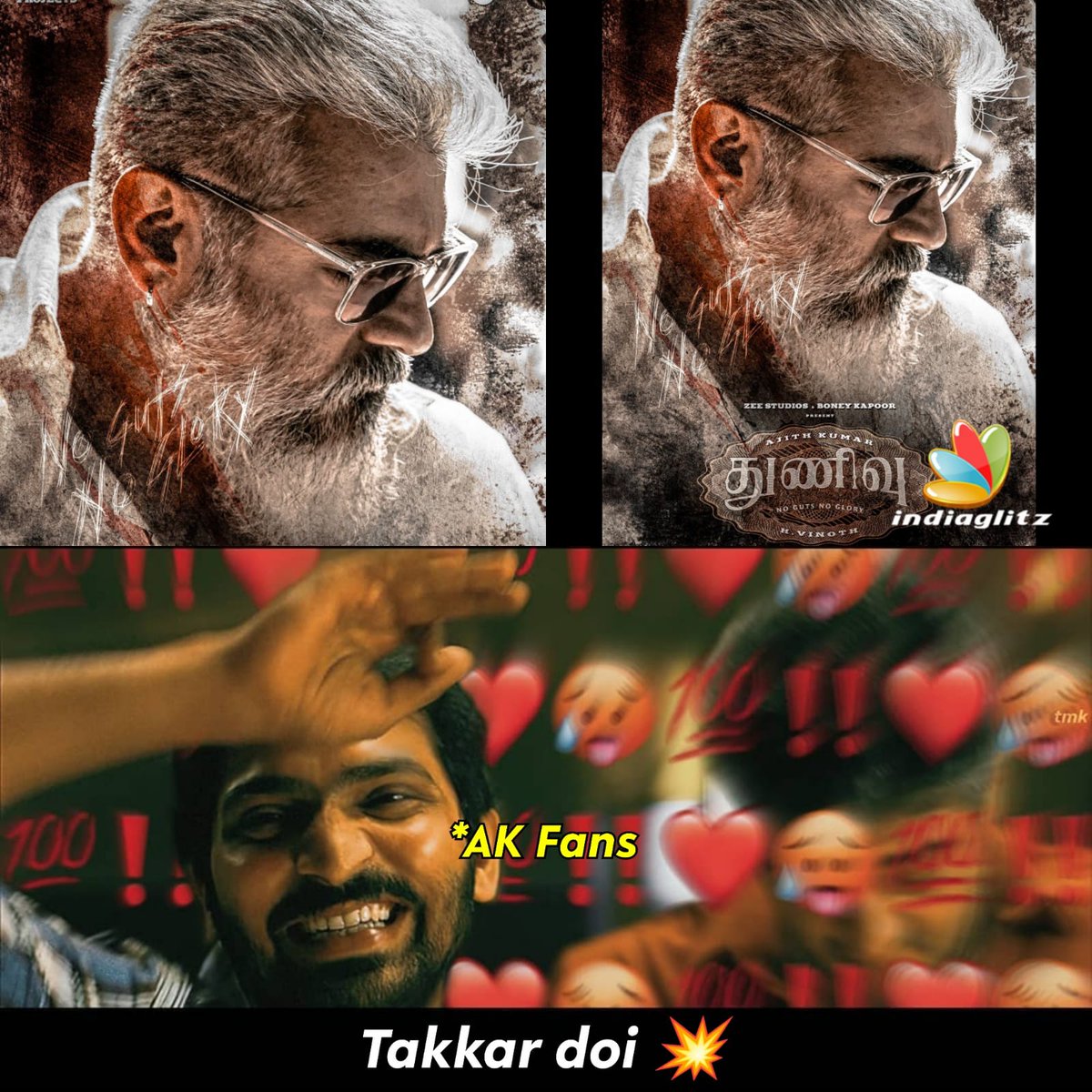 #Thunivu second look 😍🔥

#AK61 #NoGutsNoGlory #Ajithkumar #ThunivuSecondLook #AK #Ajith