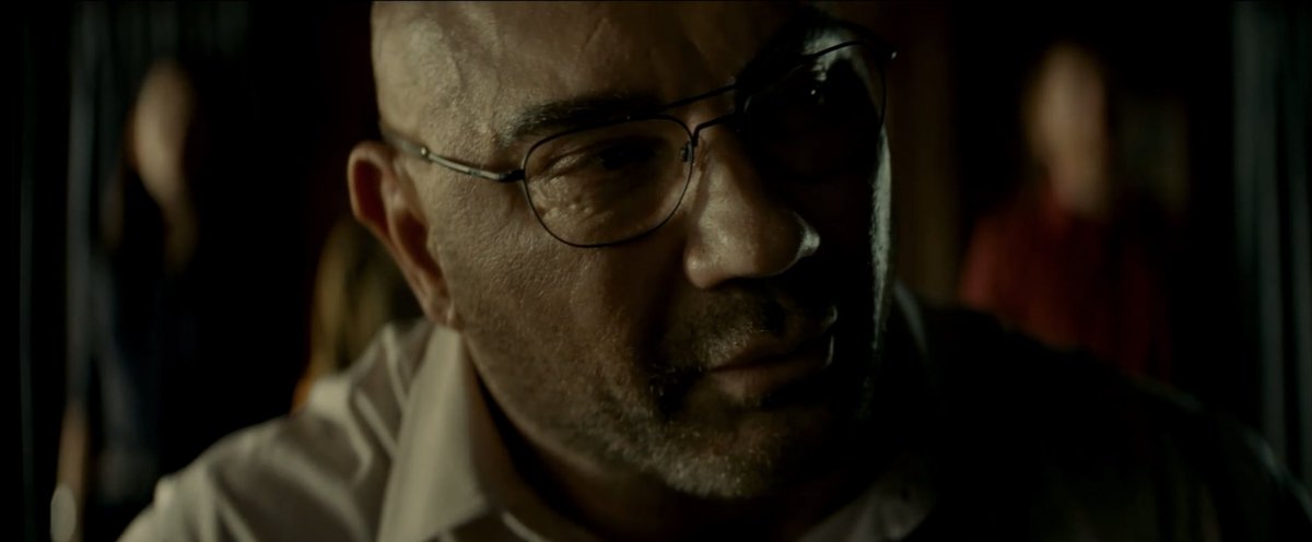 Nikki Amuka-Bird, Dave Bautista, Rupert Grint and Abby Quinn in M. Night Shyamalan’s ‘Knock at the Cabin’