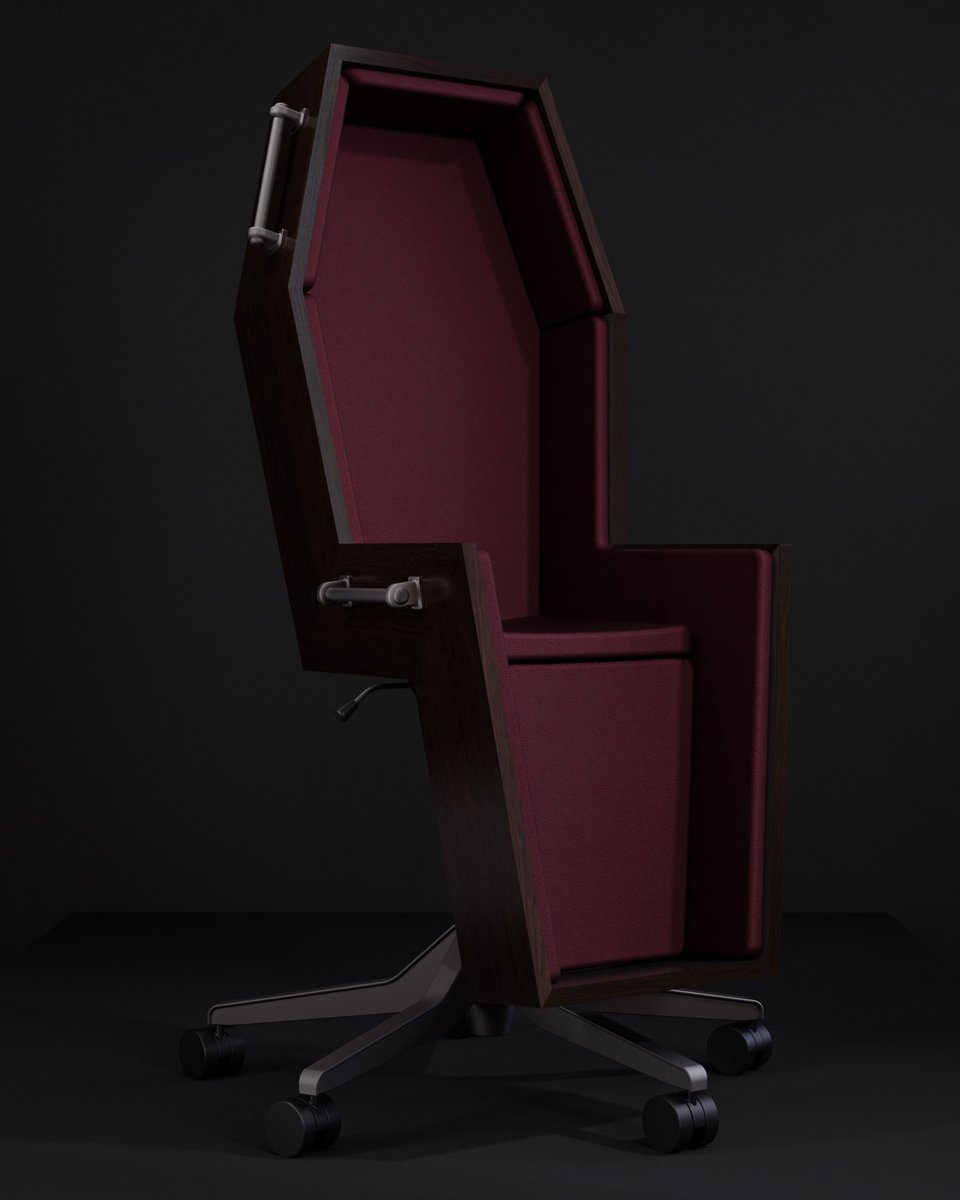 Good morning! Looks like this one going to be manufactured in a month time. If you did not know I have an Instagram account where you can take part in the design process of the first #coffinchair.