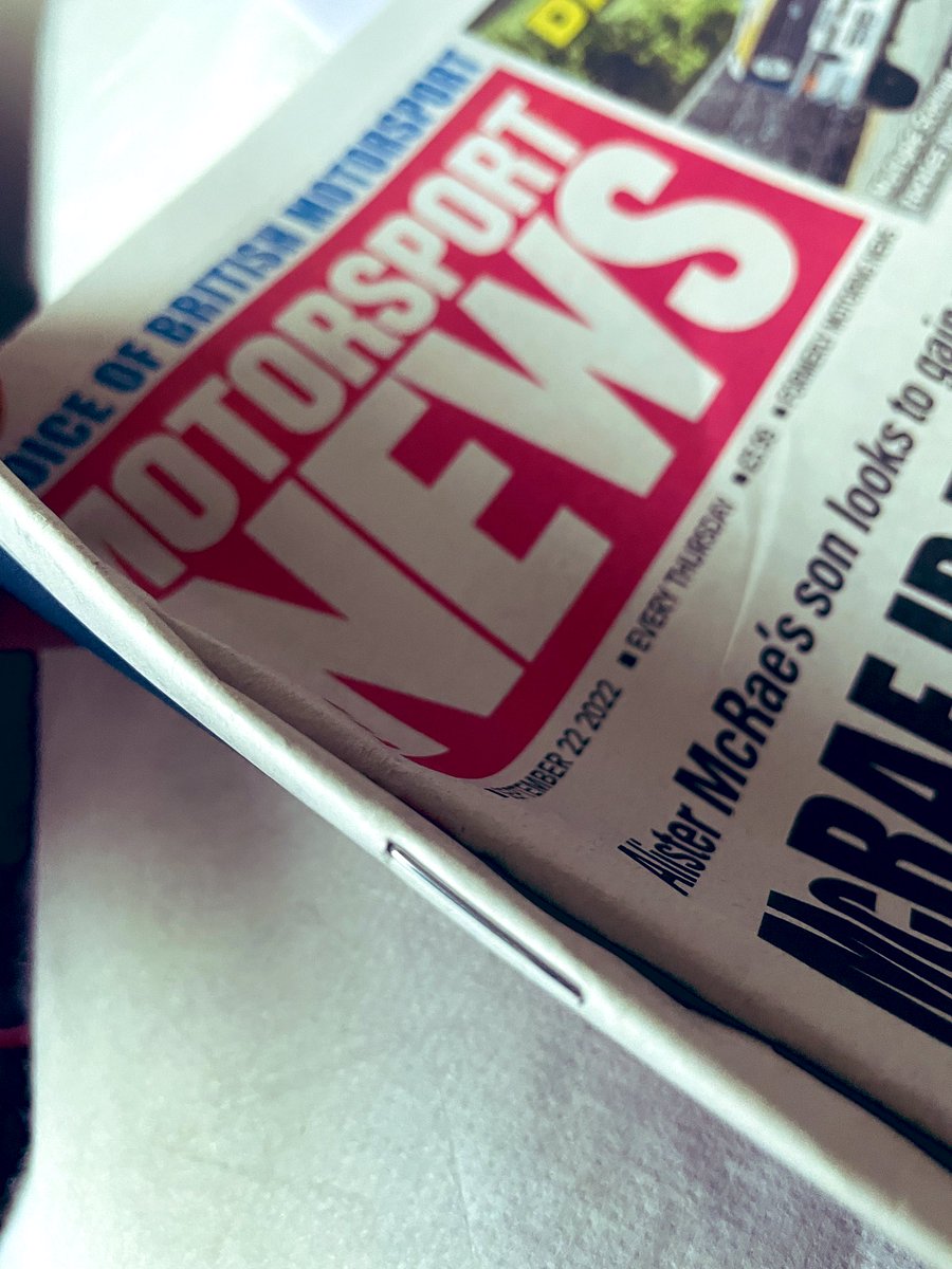 Is it just me or does this week’s <a href="/MNmotorsport/">Motorsport News</a> feel more legit just because there are no staples?