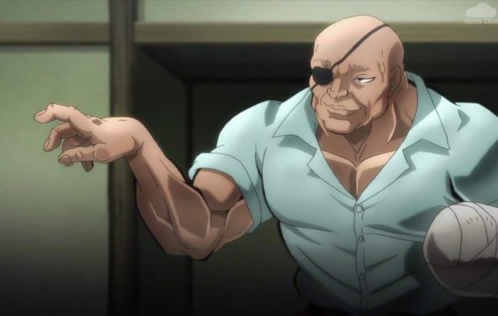 Bakidocsfr's tweet photo. Doppo Orochi, le dieu de la guerre, fondateur de l'école de karaté Shinshin-kai, ancien champion de l'arène du sous-sol. https://t.co/iT3Lao9bxt