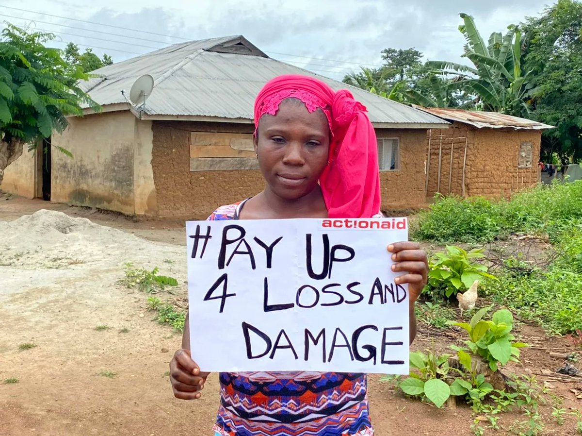 ActionAidGhana's tweet photo. 🌊it's #LossAndDamageActionDay!

🔥 Time to turn the heat up on the rich fossil fuel companies and countries causing the #ClimateCrisis

❌Those least responsible must stop bearing the brunt

💰We say polluters #PayUp4LossAndDamage https://t.co/F4V25qN2do