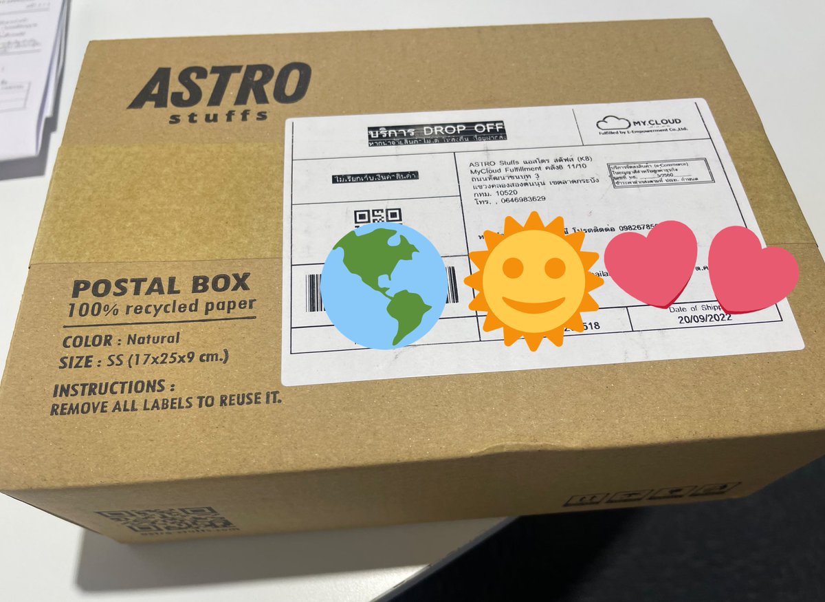 goongSW's tweet photo. สิ้นสุดการรอคอย 🤩🤩🤩🤩ได้รับของแล้วค่ะ CEOคนเก่ง @bbrightvc 
 #invader2022
#invadercollection
#astrostuffs
#bbrightvc https://t.co/DWeVPoP5Um