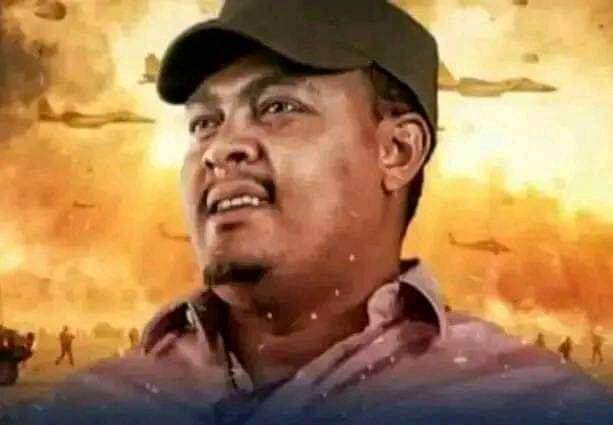 SelassieI24's tweet photo. ⚠️Remember 

#Zemene_Kassie is a veteran,freedom fighter, voice of million Amharas,who voluntarily mobilized Amharas to defend themselves from TPLF's invasion.

His detention a continuation of months-long crackdown against Amhara dissidents. #FreeZemeneKassie #AmharaUnderAttack🛑 https://t.co/mTaWjUWIhA