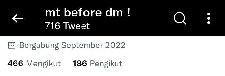 mt dulu sebelum dm. tweet media