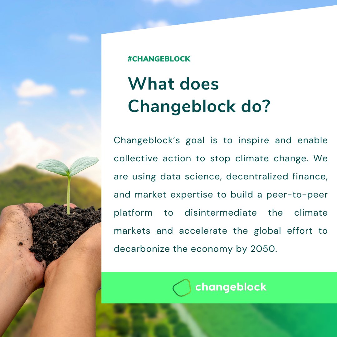 Lilypadshiii's tweet photo. What does
@Changeblock_io
do?
Website: https://t.co/7JunRUCEHK
Linktree: https://t.co/js0bqIHXS4
#Changeblock #CarbonOffsset https://t.co/WUsFNhCIZm
