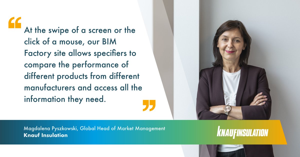 knaufinsulation's tweet photo. Our new BIM Factory is a one-stop solution that provides specifiers with all the data they need in simple, data rich #BuildingInformationModelling (BIM) formats.
Learn more about how it works 👇
https://t.co/dFHfjc3cp3
#BIM #BuildingSystems #Innovation #CreateBetterBuildings https://t.co/tBojC4p7A7